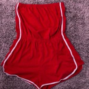 Red romper